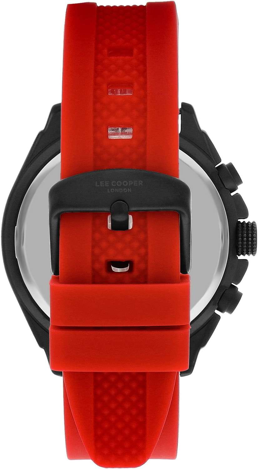 Lee Cooper Lee Cooper LC07545.658,  англия мужские часы на браслете каучук боковой вид