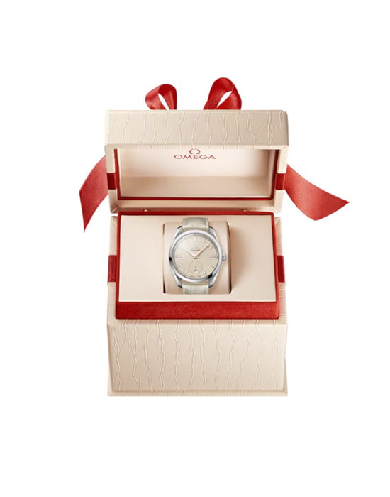 Omega Omega Seamaster Aqua Terra 220.13.38.20.09.001, seamaster швейцария женские часы на браслете кожаный боковой вид