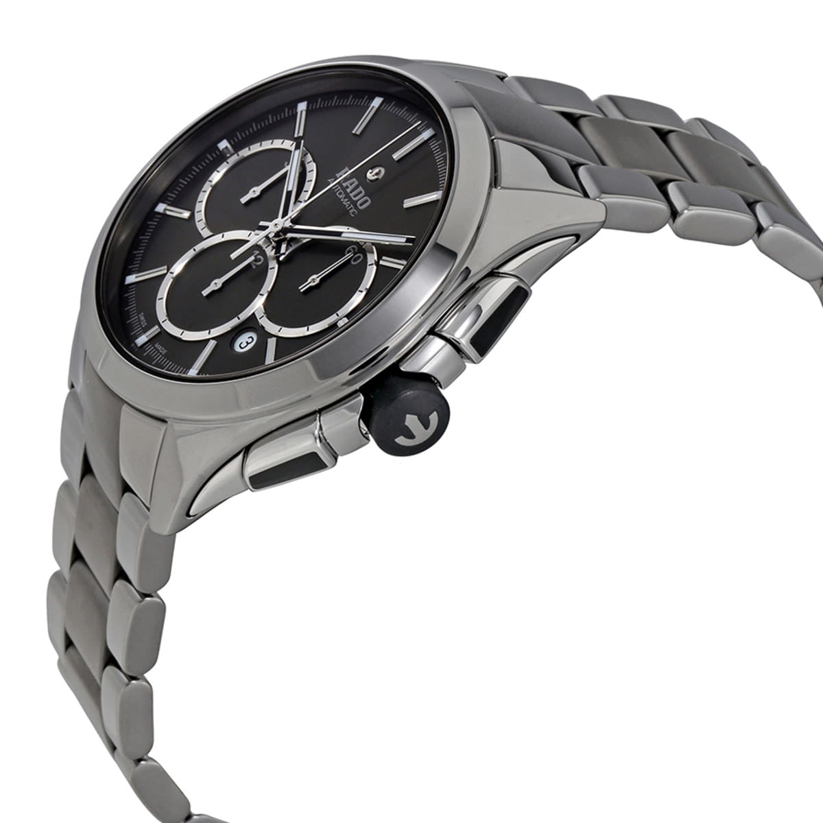 Rado Rado HyperChrome Automatic Chronograph R32276112, hyperchrome швейцария мужские часы на браслете нержавеющая сталь боковой вид