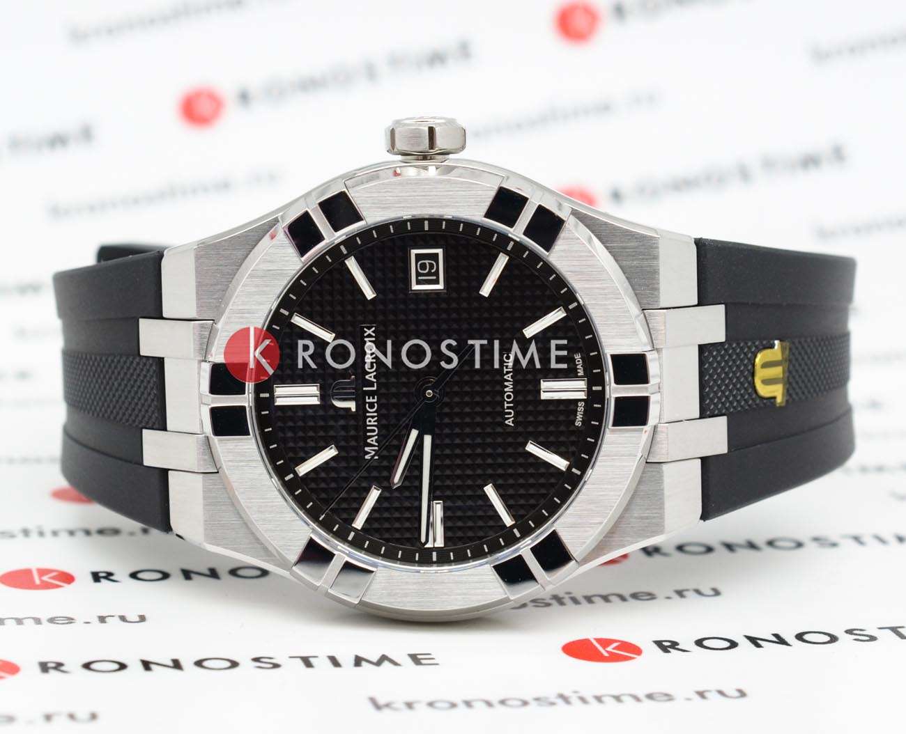 Maurice Lacroix Maurice Lacroix Aikon Automatic AI6007-SS000-330-2 , наручные мужские часы фото под углом