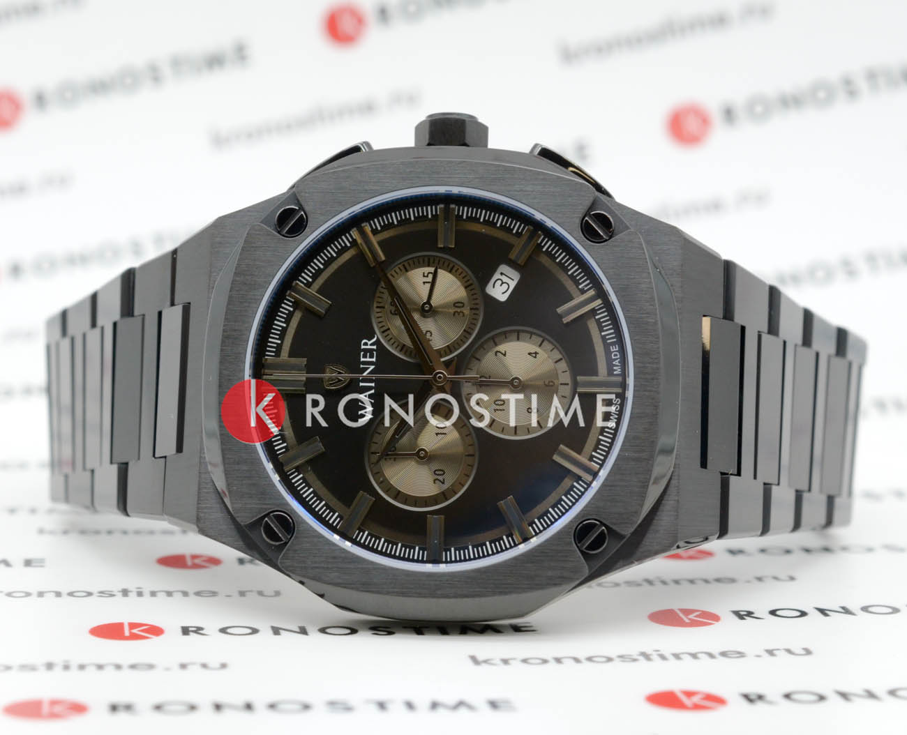 Wainer Wainer WA.10000-E , наручные мужские часы фото под углом