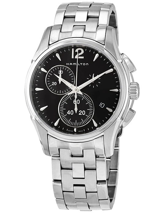 Hamilton Hamilton Jazzmaster Chrono Quartz H32612131 , наручные мужские часы фото под углом