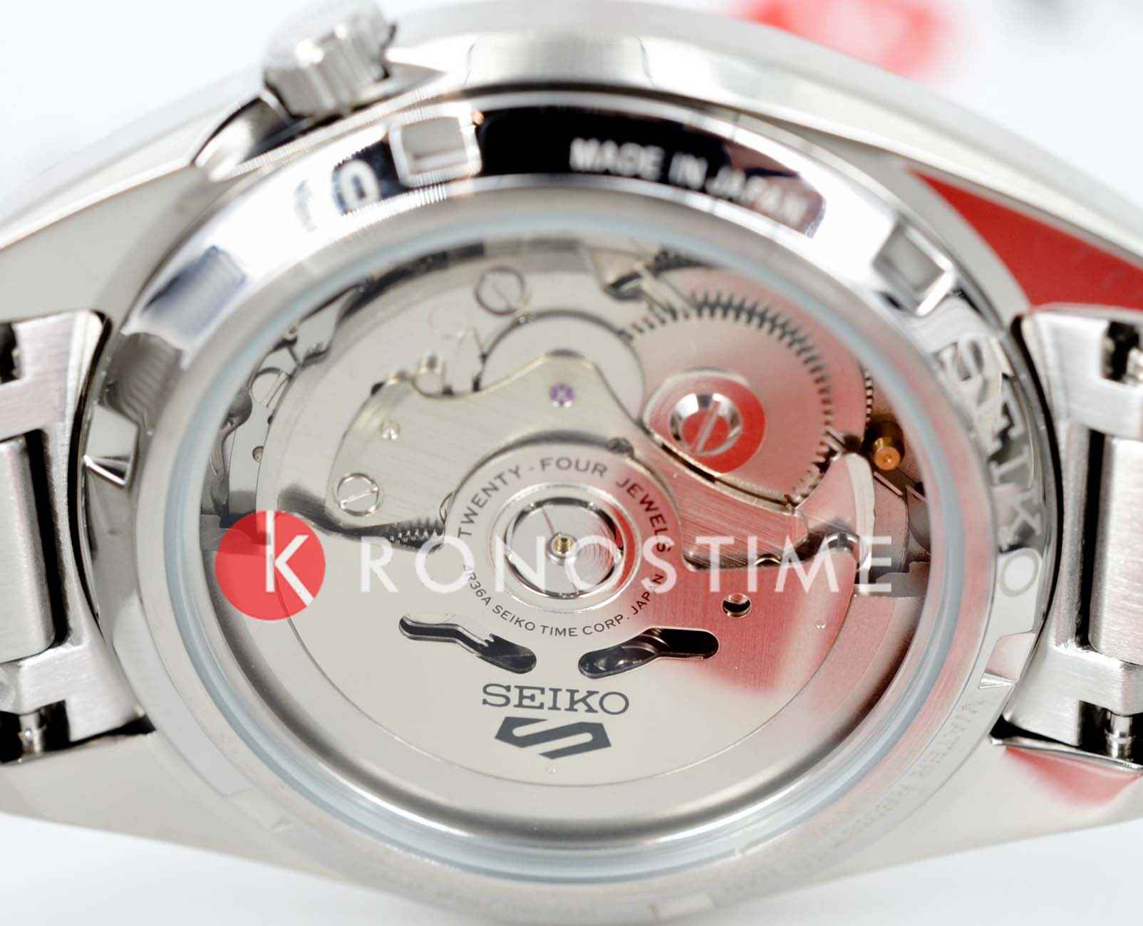 Seiko Seiko 5 Sports SNXS series SRPK87K1 механические мужские часы часы крупный план синий циферблата