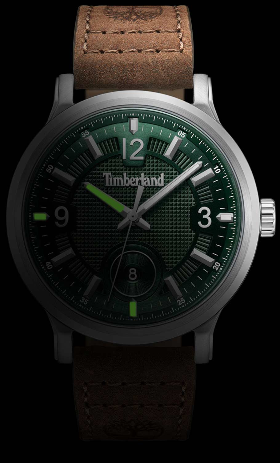 Timberland Timberland Driscoll TDWGB0055901 мужские часы зеленый циферблат на запястье