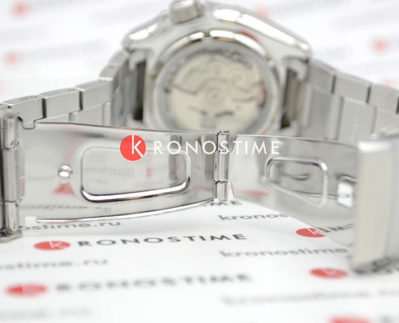 Seiko Seiko 5 Sports SRPD63K1 мужские часы зеленый циферблат на запястье