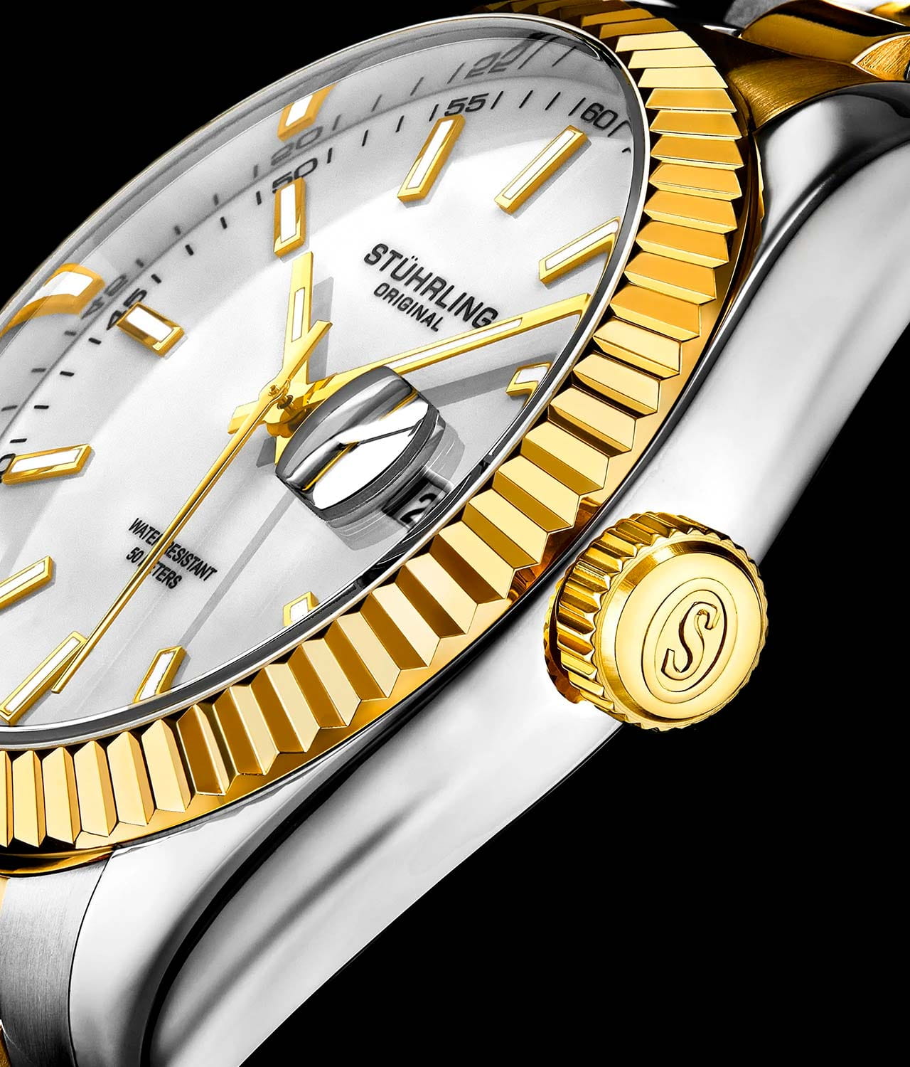 Stuhrling Stuhrling Symphony 3935.6 , наручные мужские часы фото под углом