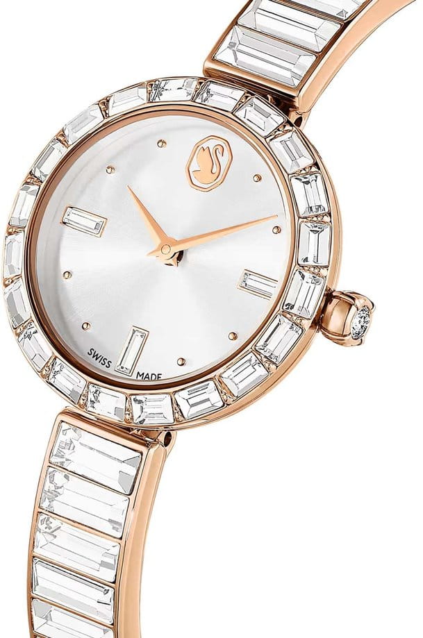 Оригинальные часы Swarovski Swarovski Matrix Bangle 5677484 кварцевые калибр механизма  общий вид