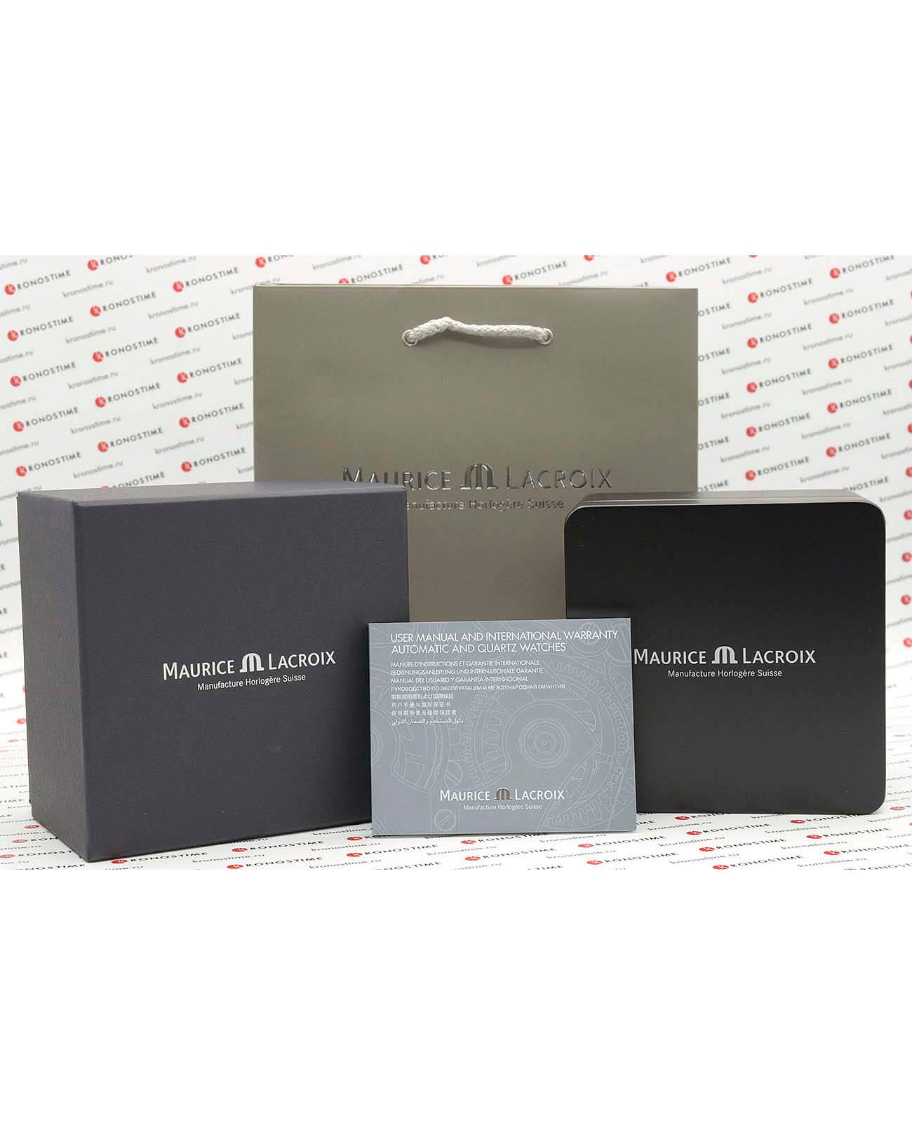 Оригинальные часы Maurice Lacroix Maurice Lacroix Masterpiece Gravity MP6118-PVB01-330-1 механические калибр механизма ml230 общий вид