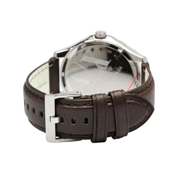 Armani Exchange Armani Exchange Hampton AX2100,  италия мужские часы на браслете кожаный боковой вид