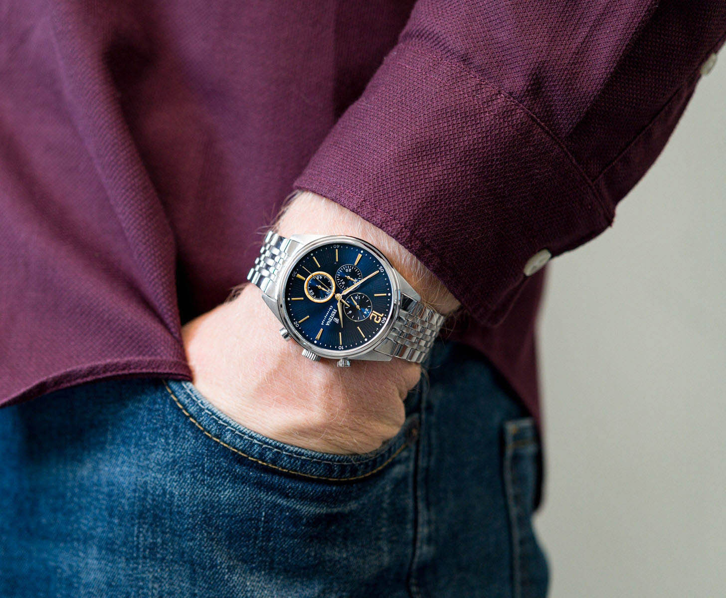 Festina Festina Timeless Chrono F20285/3 , наручные мужские часы фото под углом