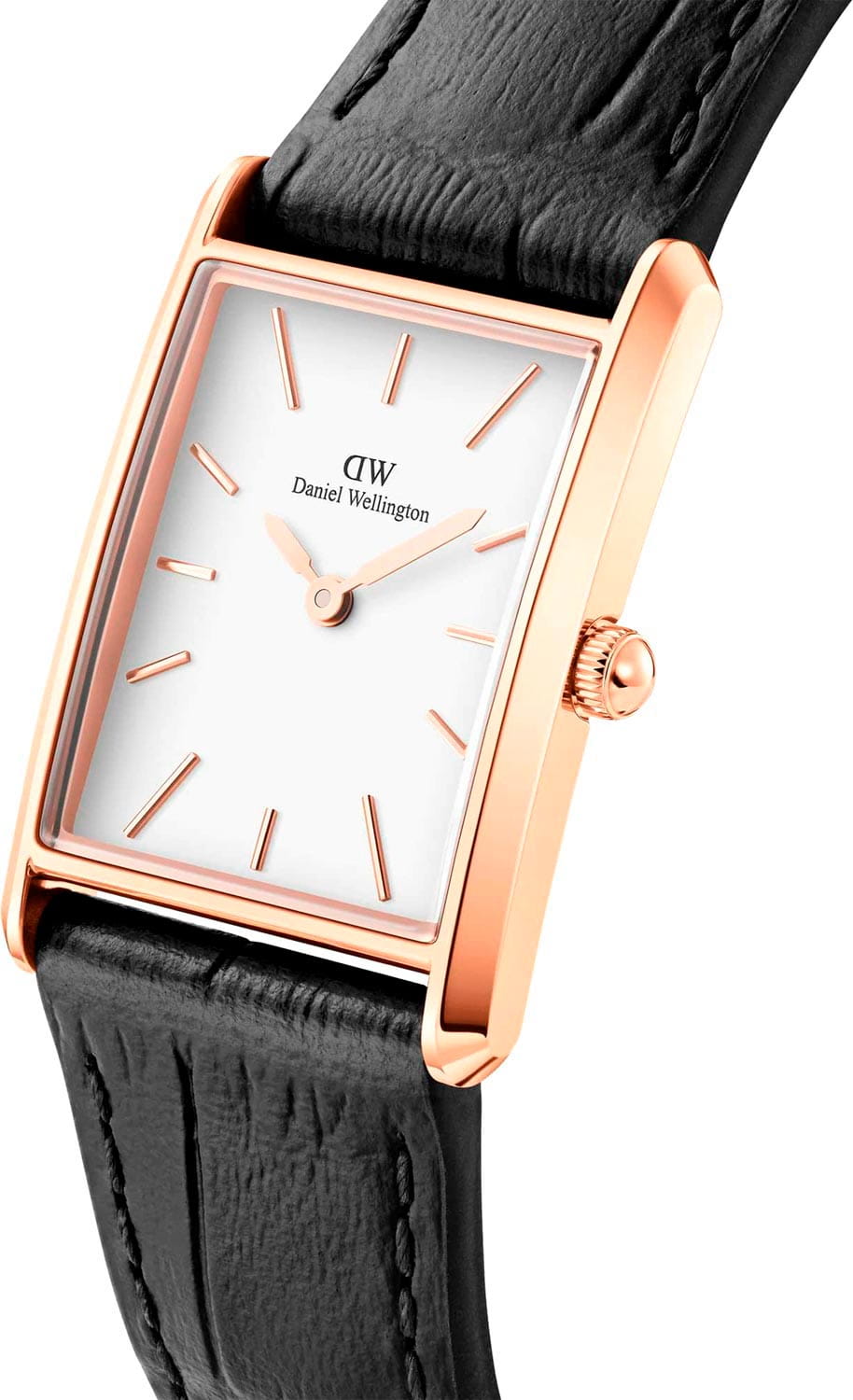 Оригинальные часы Daniel Wellington Daniel Wellington Bound Black Crocodile Rose Gold DW00100698 кварцевые калибр механизма  общий вид