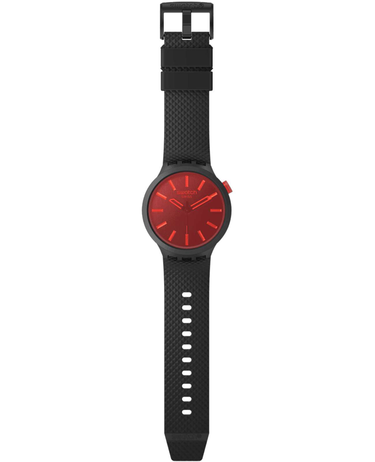 Swatch Swatch Big Bold Biosourced Standard SB05B111, big bold швейцария мужские часы на браслете биоматериал боковой вид