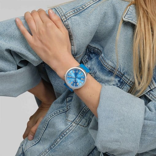 Оригинальные часы Swatch Swatch Big Bold Irony Standard SB07S115 кварцевые калибр механизма  общий вид