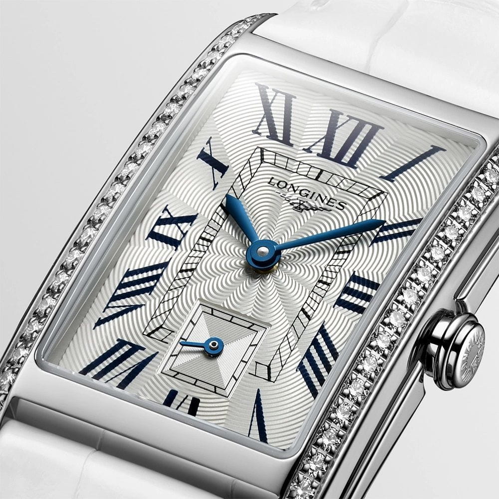 Longines Longines DolceVita L5.255.0.71.2 женские часы белый циферблат на запястье