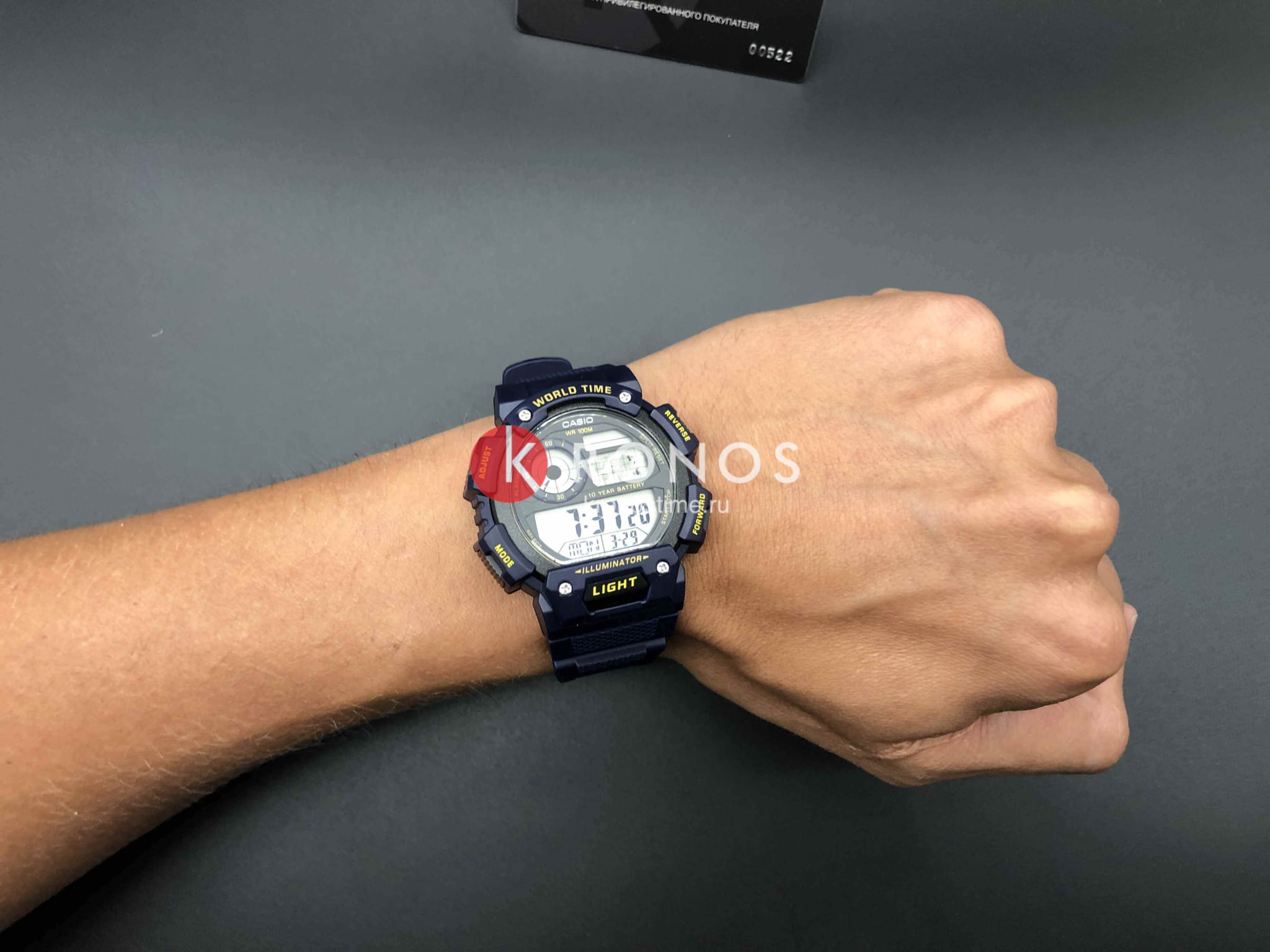 Casio Casio Collection AE-1400WH-2A мужские часы серый циферблат на запястье