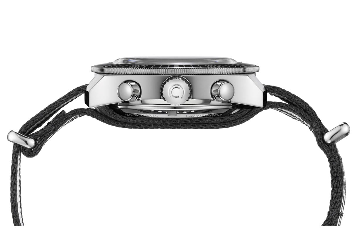 Certina Certina DS Chronograph Automatic C040.462.18.051.00, sport швейцария мужские часы на браслете тканевый боковой вид