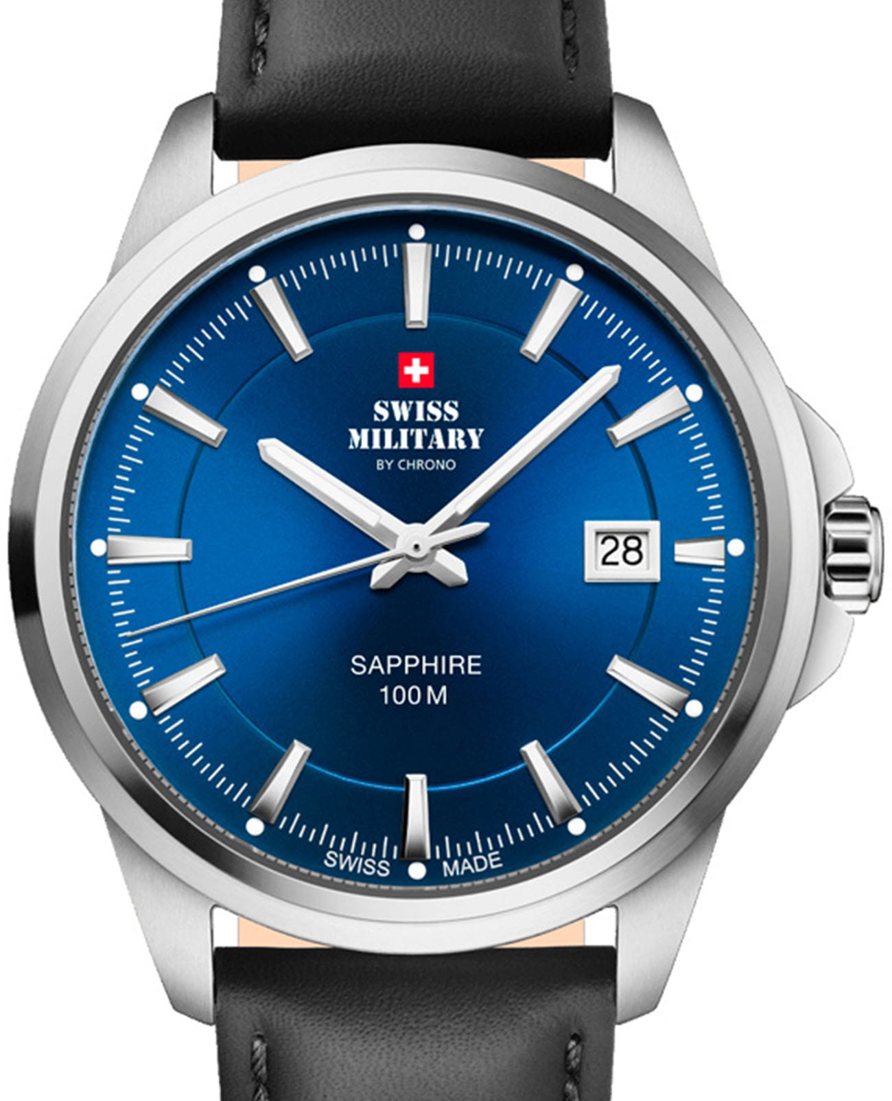 Swiss Military by Chrono Swiss Military by Chrono Classic SM34104.10 , наручные мужские часы фото под углом