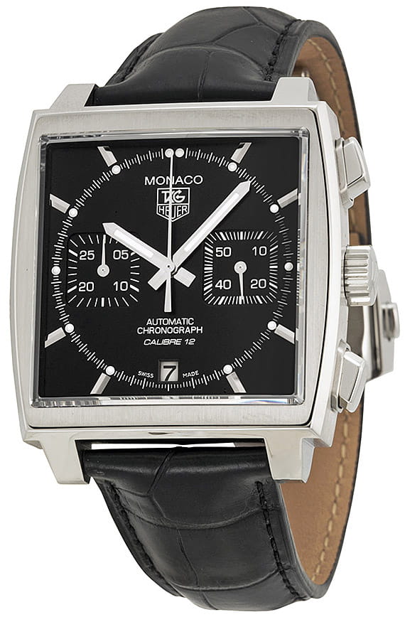 Оригинальные часы TAG Heuer TAG Heuer Monaco CAW2110.FC6177 механические калибр механизма calibre 12 общий вид