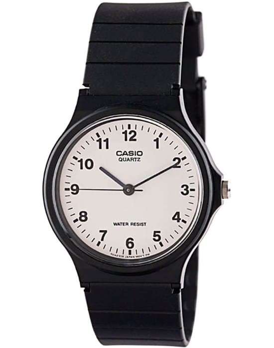 Casio Casio Collection MQ-24-7BLDF (MQ-24-7BL) кварцевые мужские часы часы крупный план белый циферблата