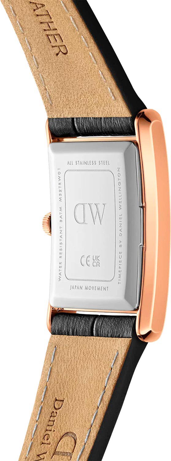 Daniel Wellington Daniel Wellington Bound Black Crocodile Rose Gold DW00100698 , наручные женские часы фото под углом