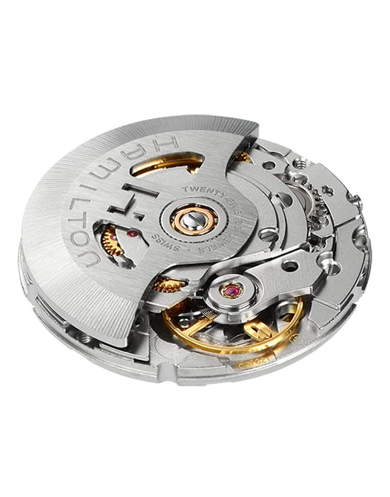 Hamilton Hamilton Khaki Aviation Pilot Day Date Auto H64705531  - задняя крышка сталь корпуса, швейцария часы