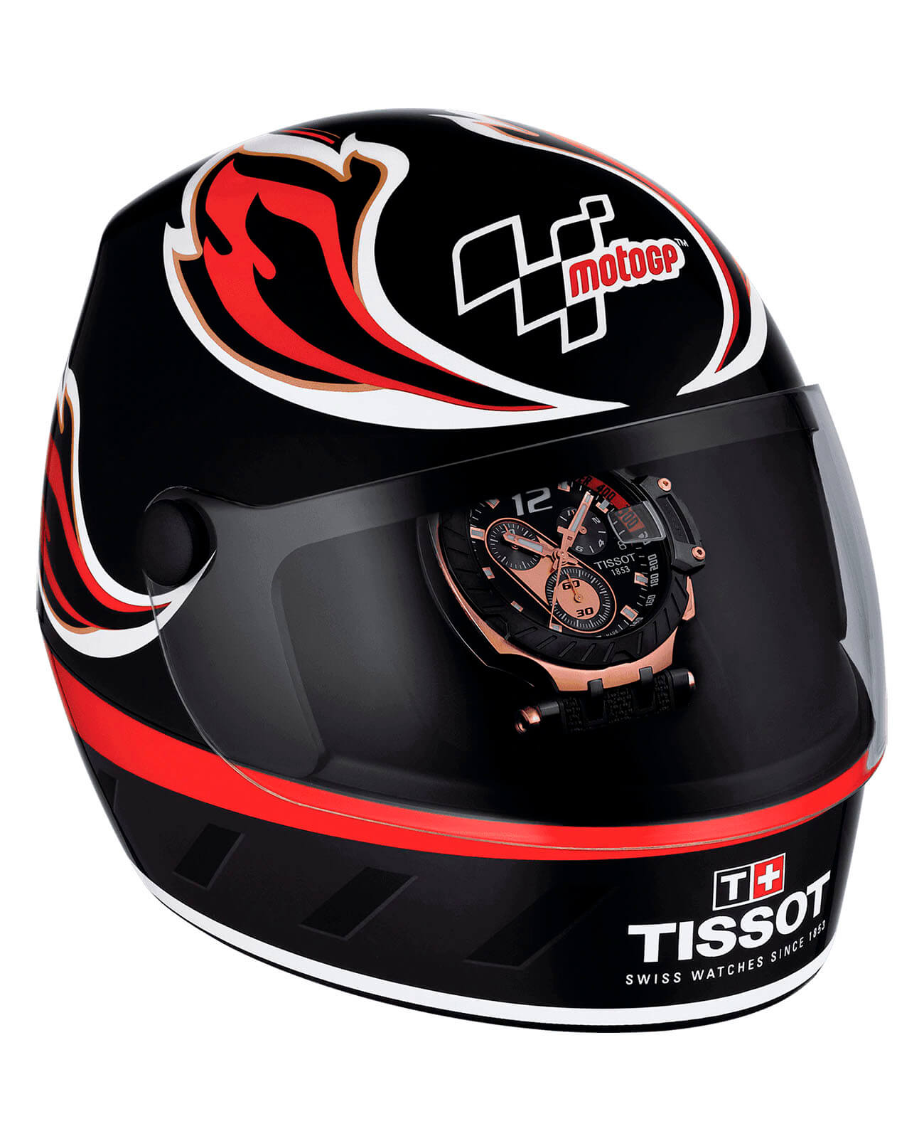 Tissot Tissot T-Race Motogp Chronograph T115.417.37.057.00 мужские часы черный циферблат на запястье