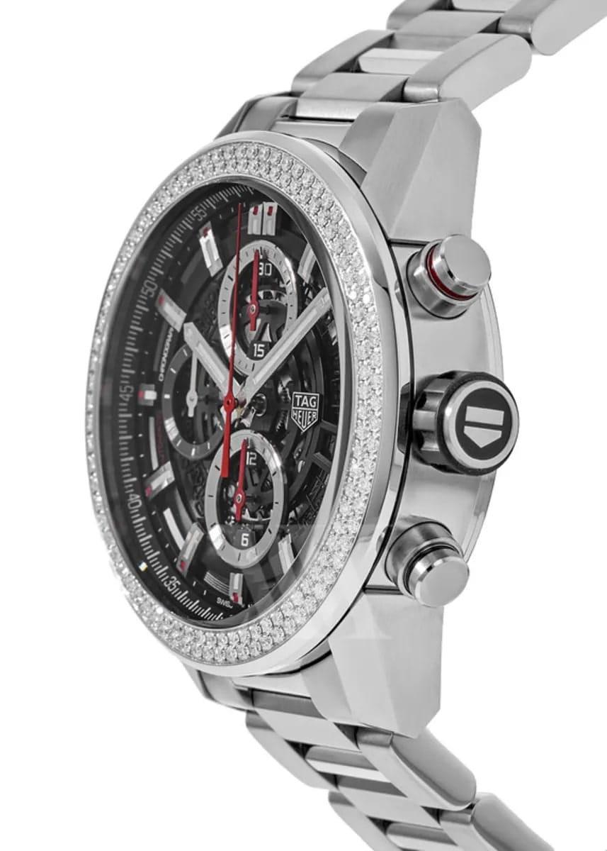 Оригинальные часы TAG Heuer TAG Heuer Carrera CAR201P.BA0766 механические калибр механизма calibre heuer 01 общий вид