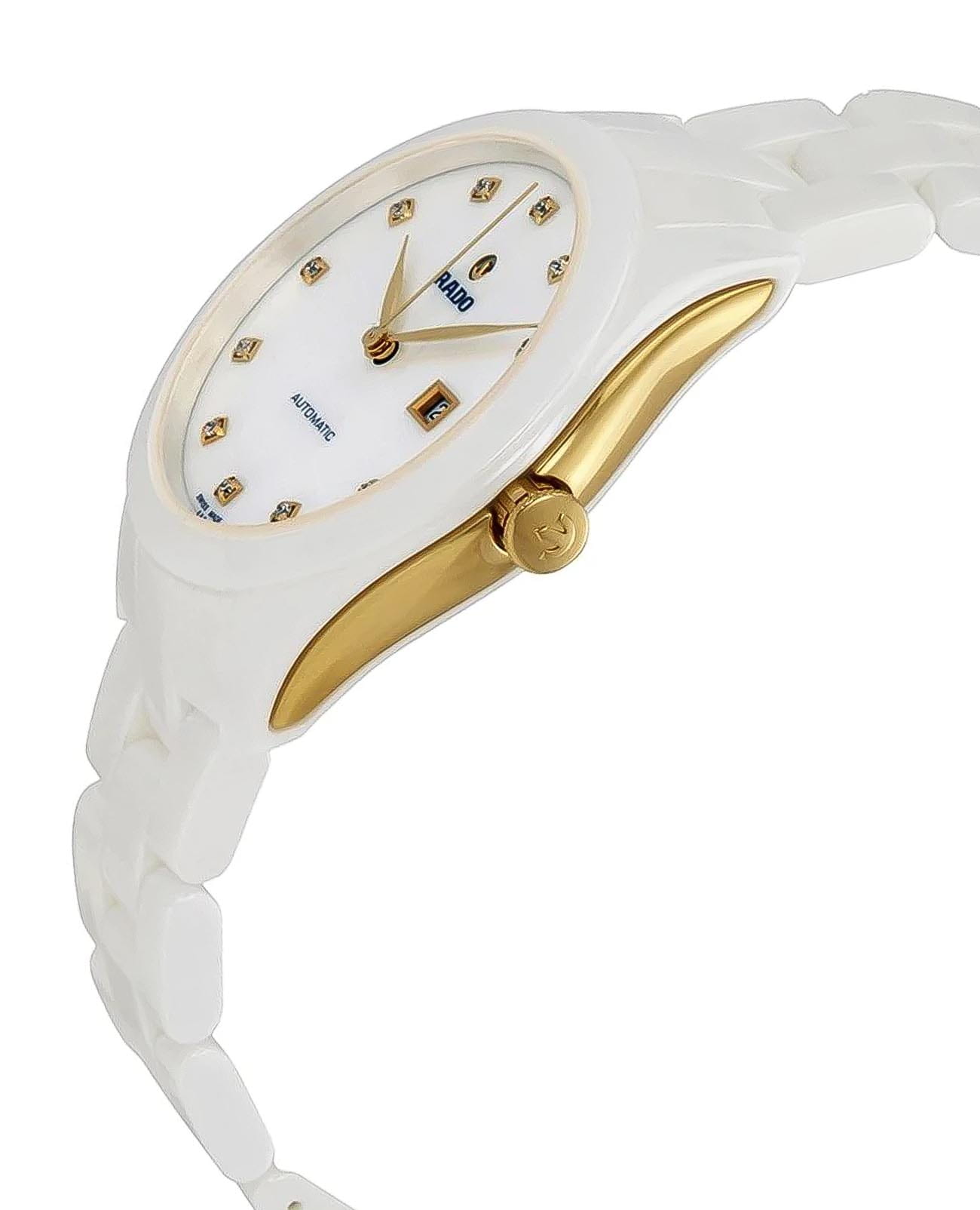 Rado Rado Hyperchrome R32257902, hyperchrome швейцария женские часы на браслете высокотехнологичная керамика боковой вид