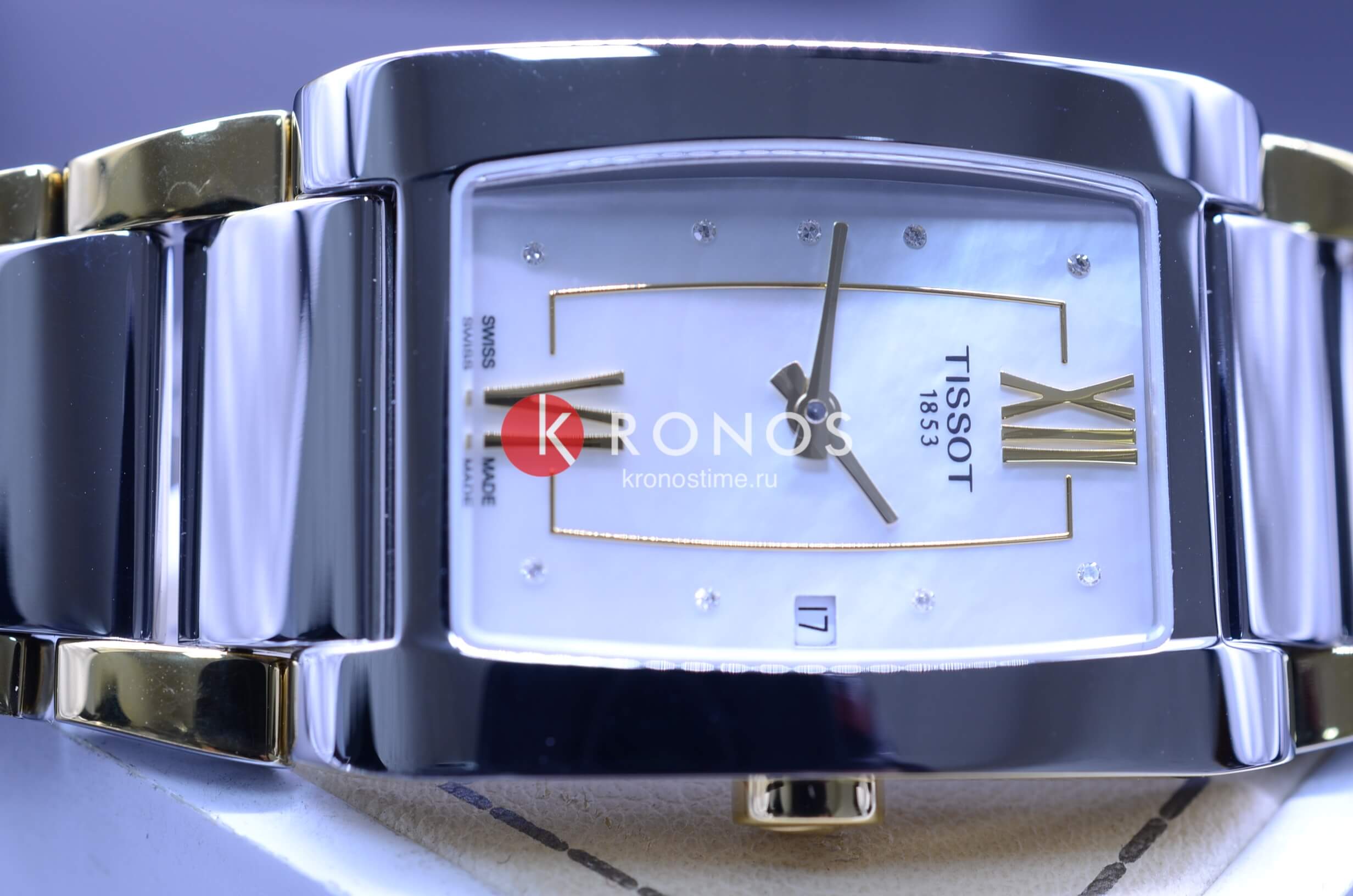 Оригинальные часы Tissot Tissot Generosi-T T105.309.22.116.00 кварцевые калибр механизма eta f03.111 общий вид