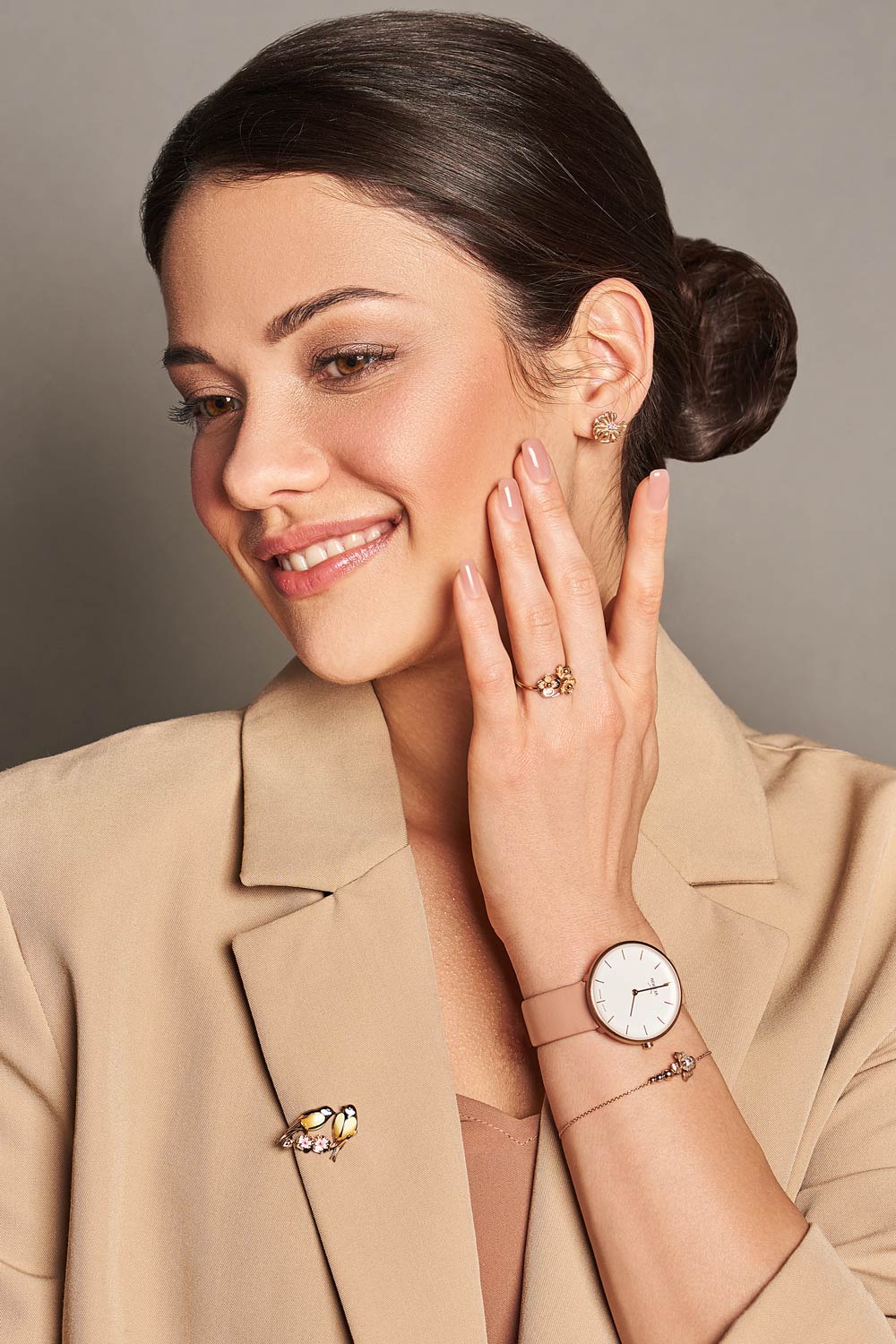 Boccia Titanium Boccia Titanium 3327-05 , наручные женские часы фото под углом