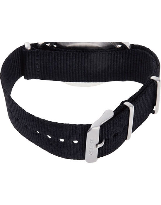 Orient Orient RA-AK0404B1 (RN-AK0404B), classic automatic япония мужские часы на браслете нейлон боковой вид