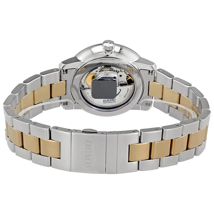 Rado Rado Coupole Classic Automatic R22860032, coupole швейцария мужские часы на браслете сталь + ceramos™ боковой вид