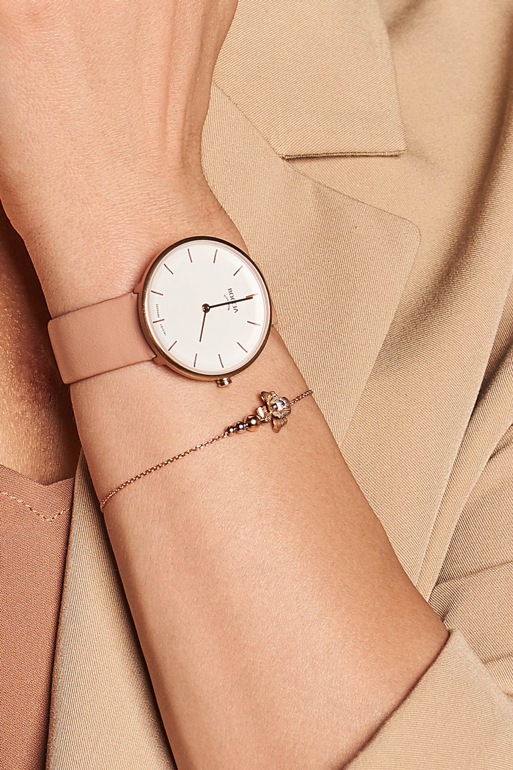 Boccia Titanium Boccia Titanium 3327-05,  германия женские часы на браслете кожаный боковой вид