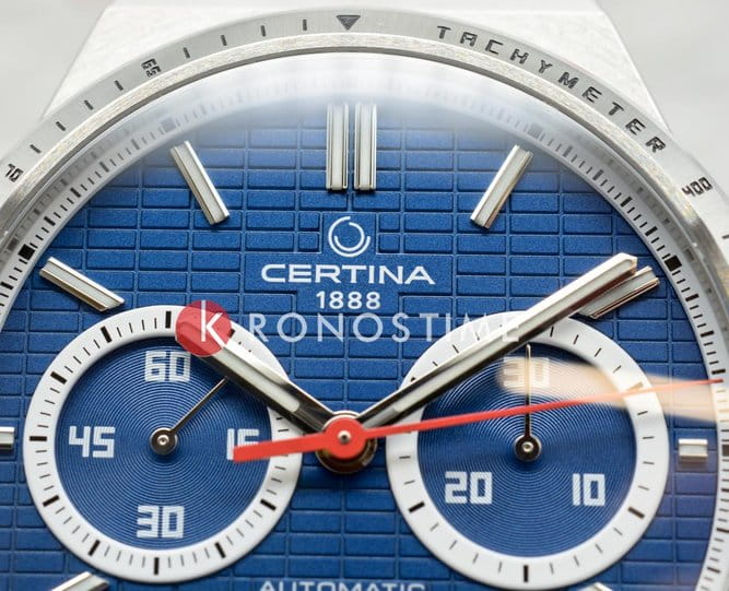 Certina Certina DS-7 Chrono Auto C043.427.11.041.00, ds 7 швейцария мужские часы на браслете нержавеющая сталь боковой вид