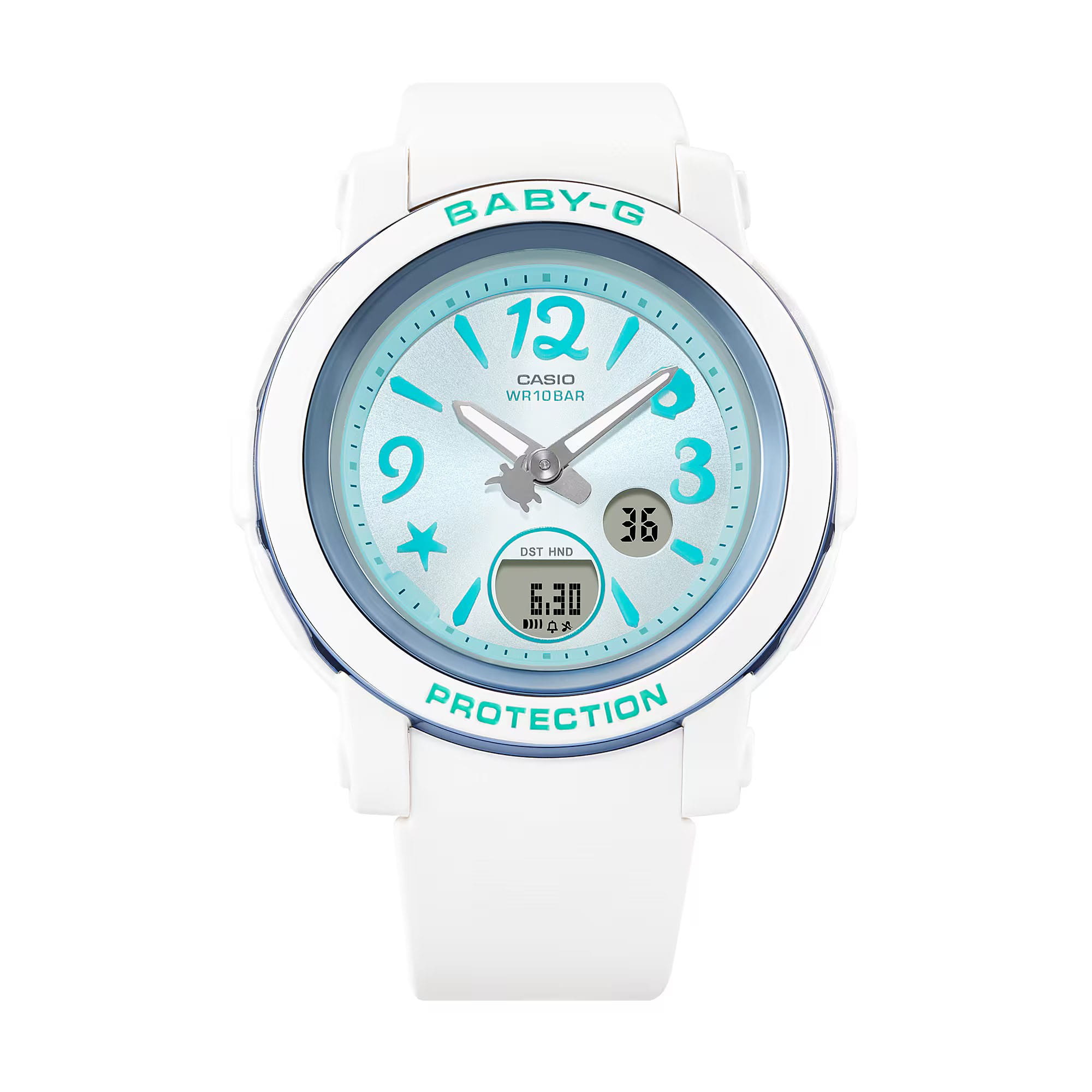 Casio Casio Baby-G BGA-290US-2ADR (BGA-290US-2A), g-shock япония женские часы на браслете пластик боковой вид