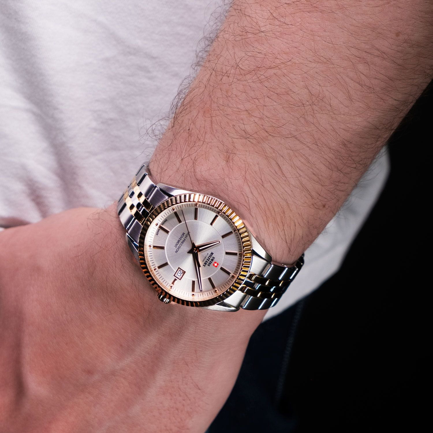 Оригинальные часы Swiss Military by Chrono Swiss Military by Chrono SM34065.07 кварцевые калибр механизма  общий вид