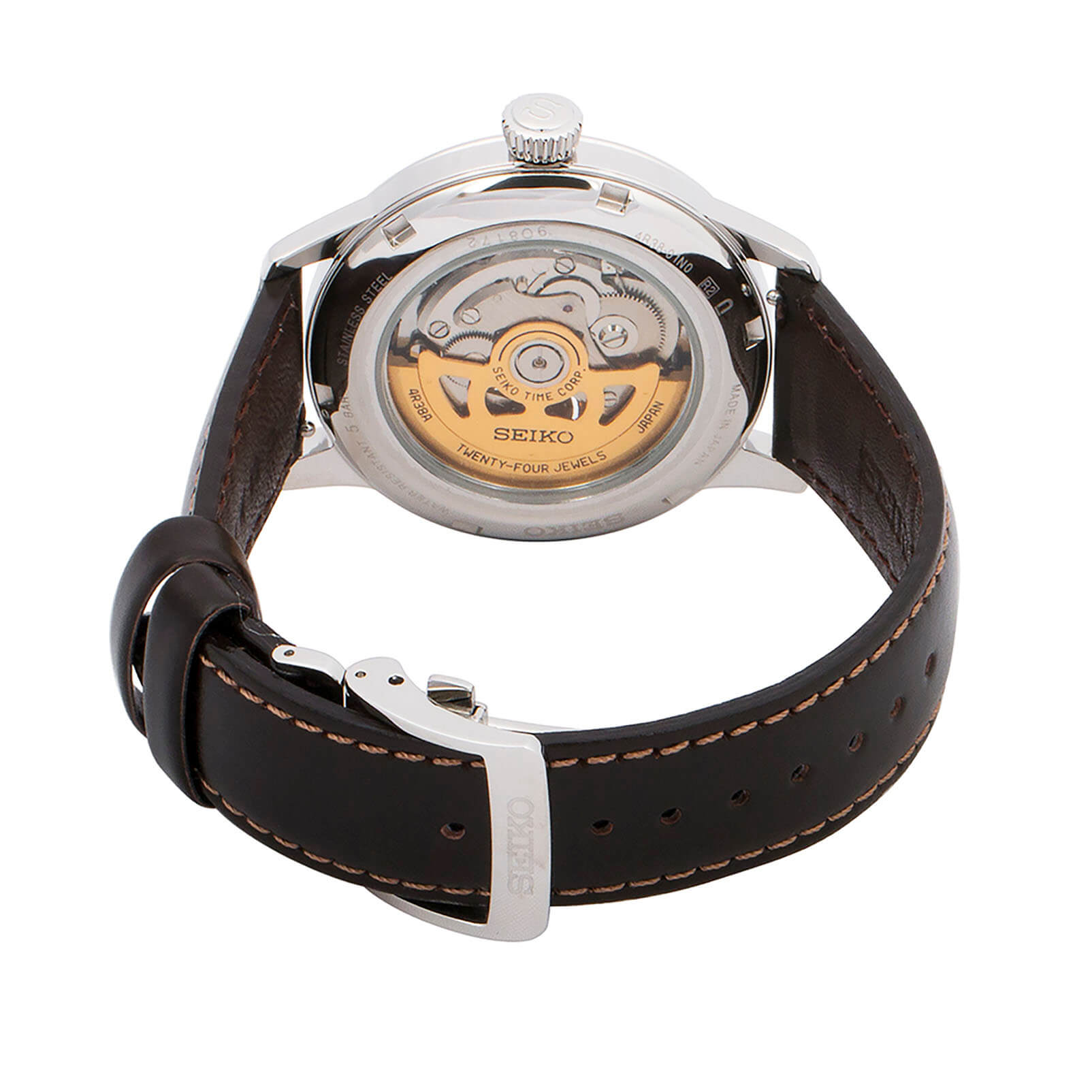 Оригинальные часы Seiko Seiko Presage SSA407J1 механические калибр механизма 4r38 общий вид