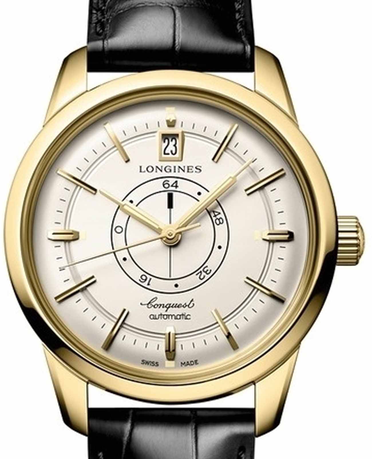 Longines Longines Heritage L1.648.6.78.2 , наручные мужские часы фото под углом