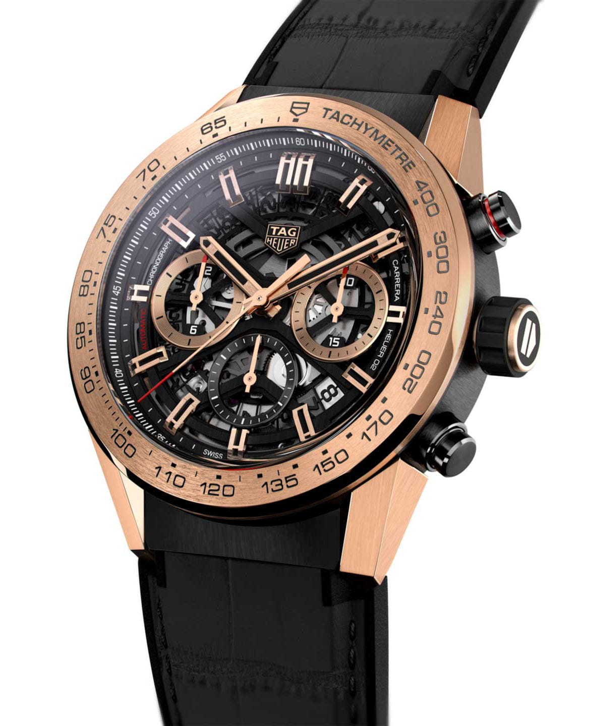 Оригинальные часы TAG Heuer TAG Heuer Carrera CBG2A51.FC6450 механические калибр механизма calibre heuer 02 общий вид