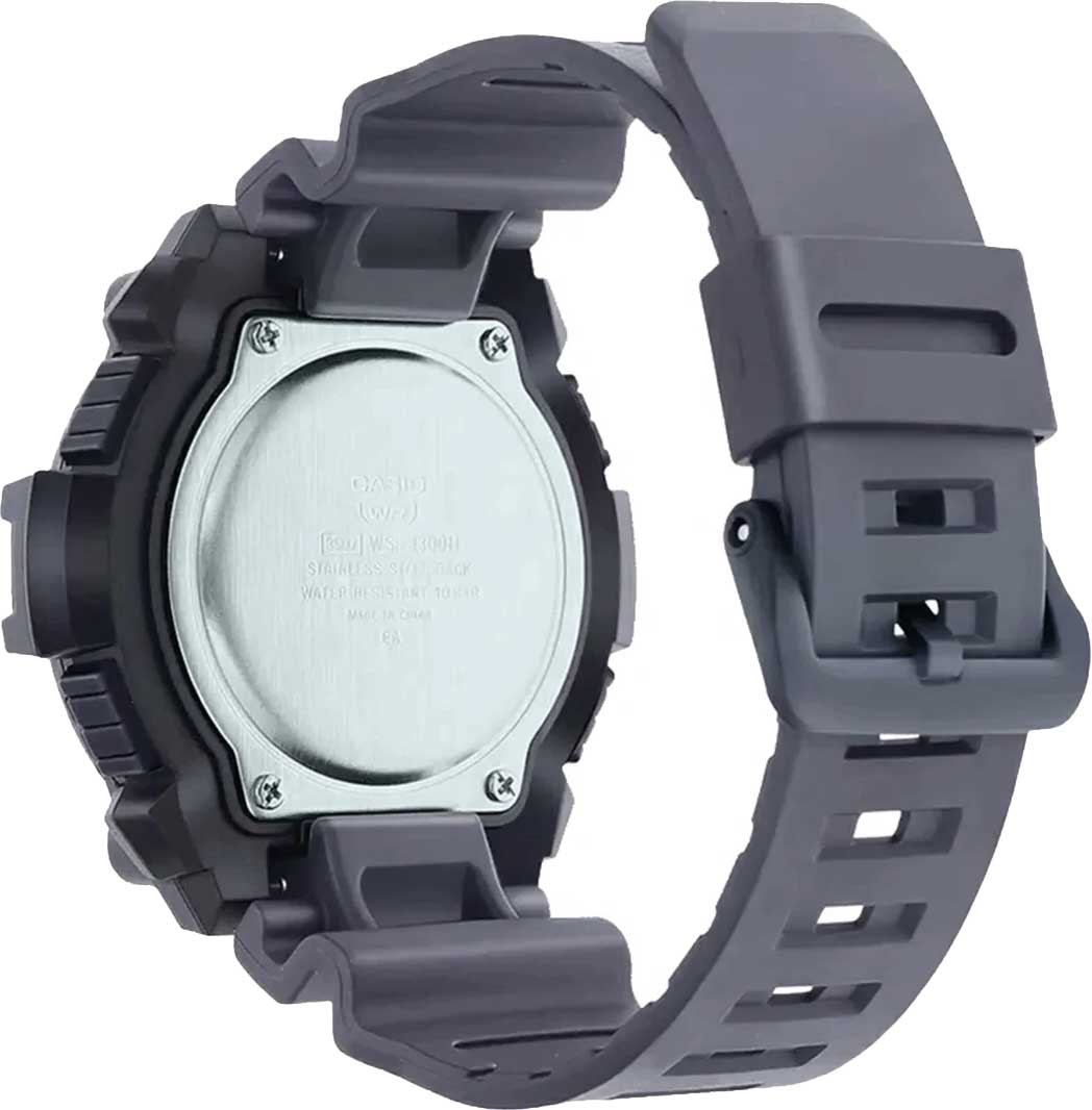 Casio Casio Collection WS-1300H-8AVEF, collection япония мужские часы на браслете пластик боковой вид