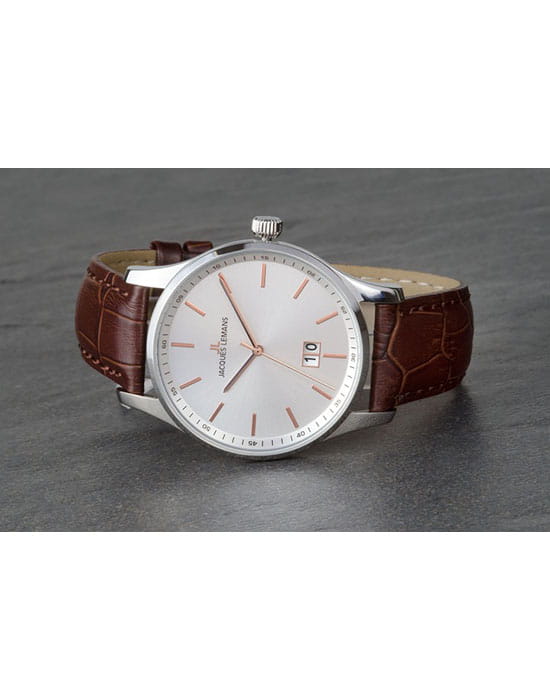 Jacques Lemans Jacques Lemans 1-1862Q , наручные мужские часы фото под углом