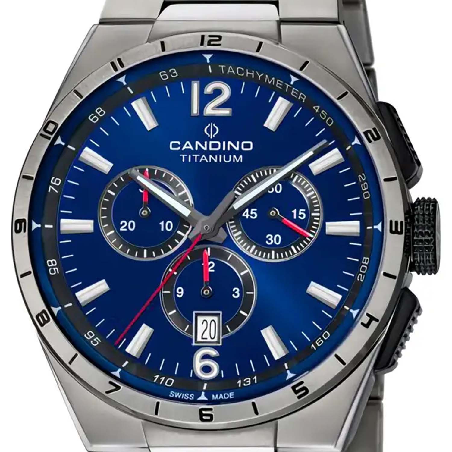 Candino Candino Titanium Chrono C4603/H , наручные мужские часы фото под углом