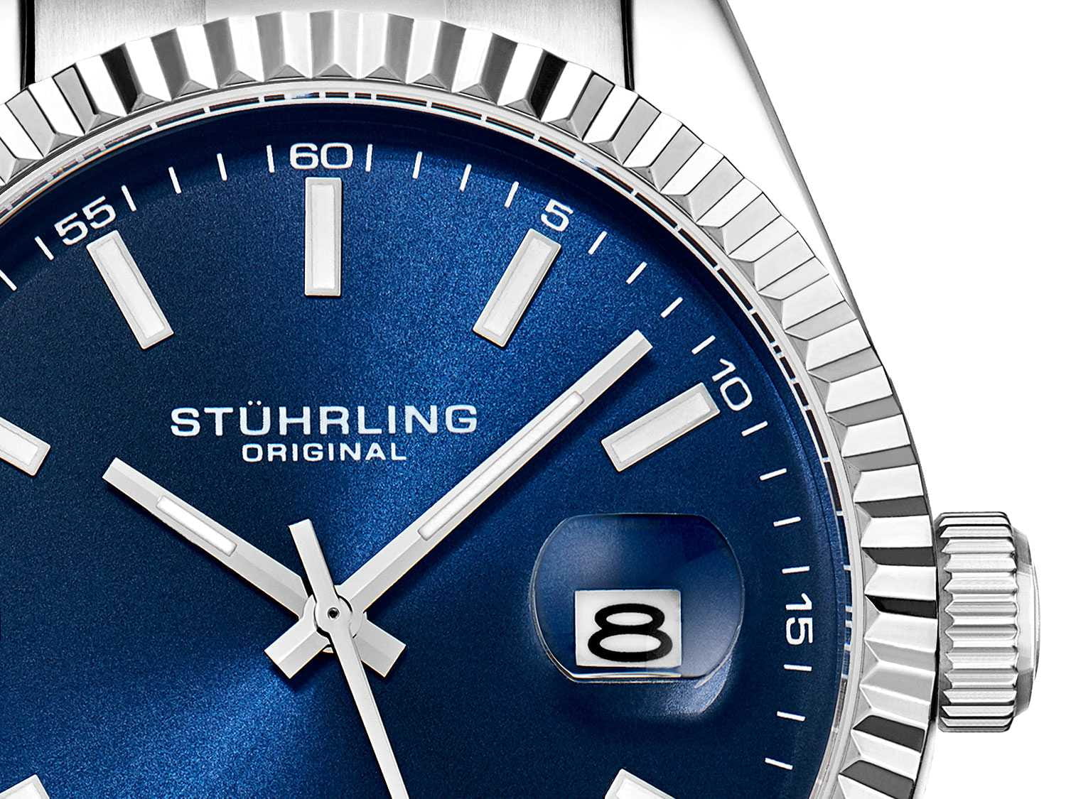 Оригинальные часы Stuhrling Stuhrling Symphony 3935.2 кварцевые калибр механизма  общий вид