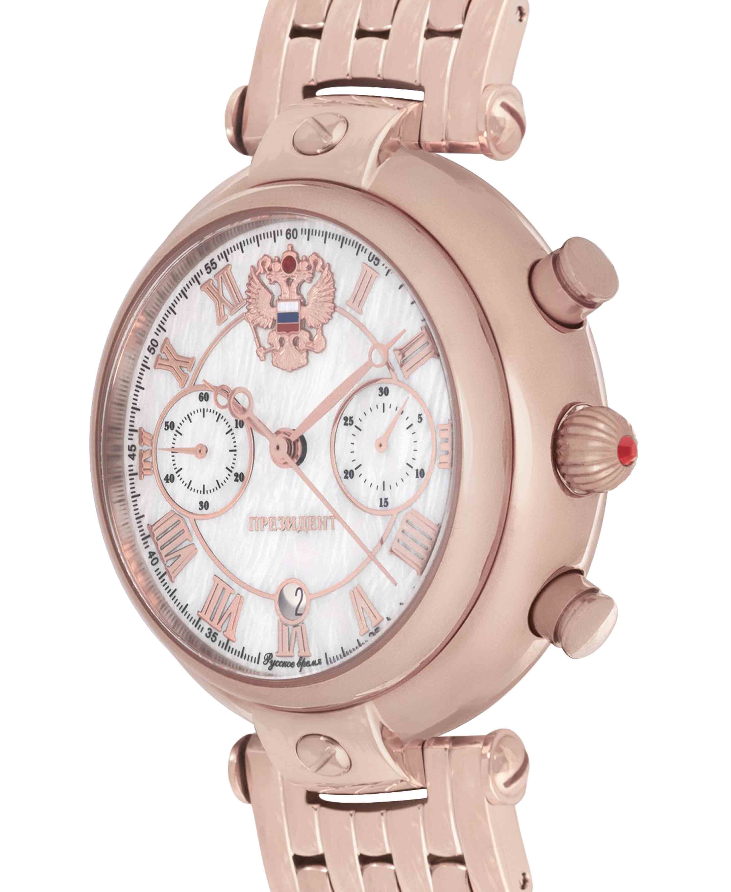 Президент Президент 4449244бр , наручные мужские часы фото под углом