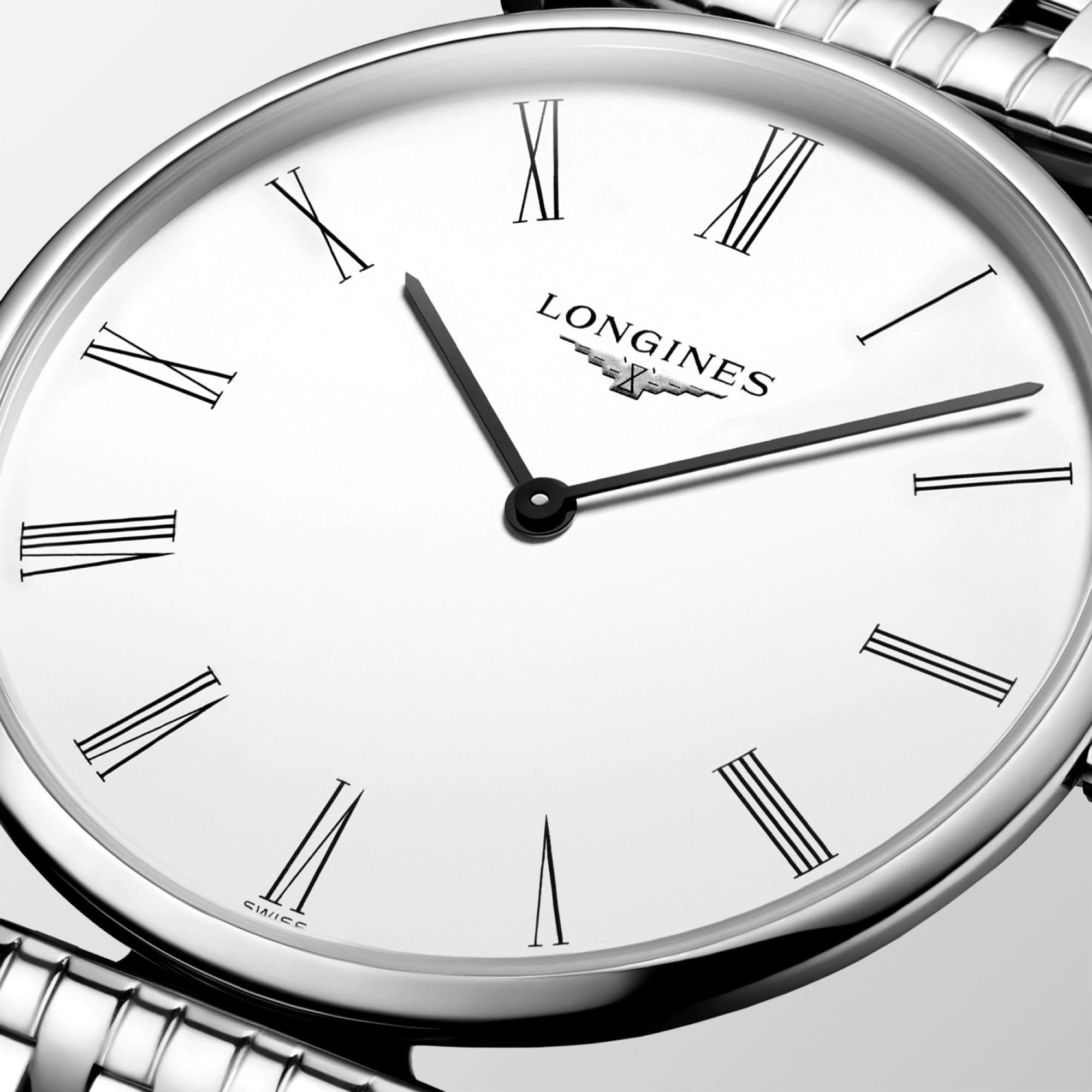 Longines La Grande Classique de Longines L4.755.4.11.6 женские часы белый циферблат на запястье
