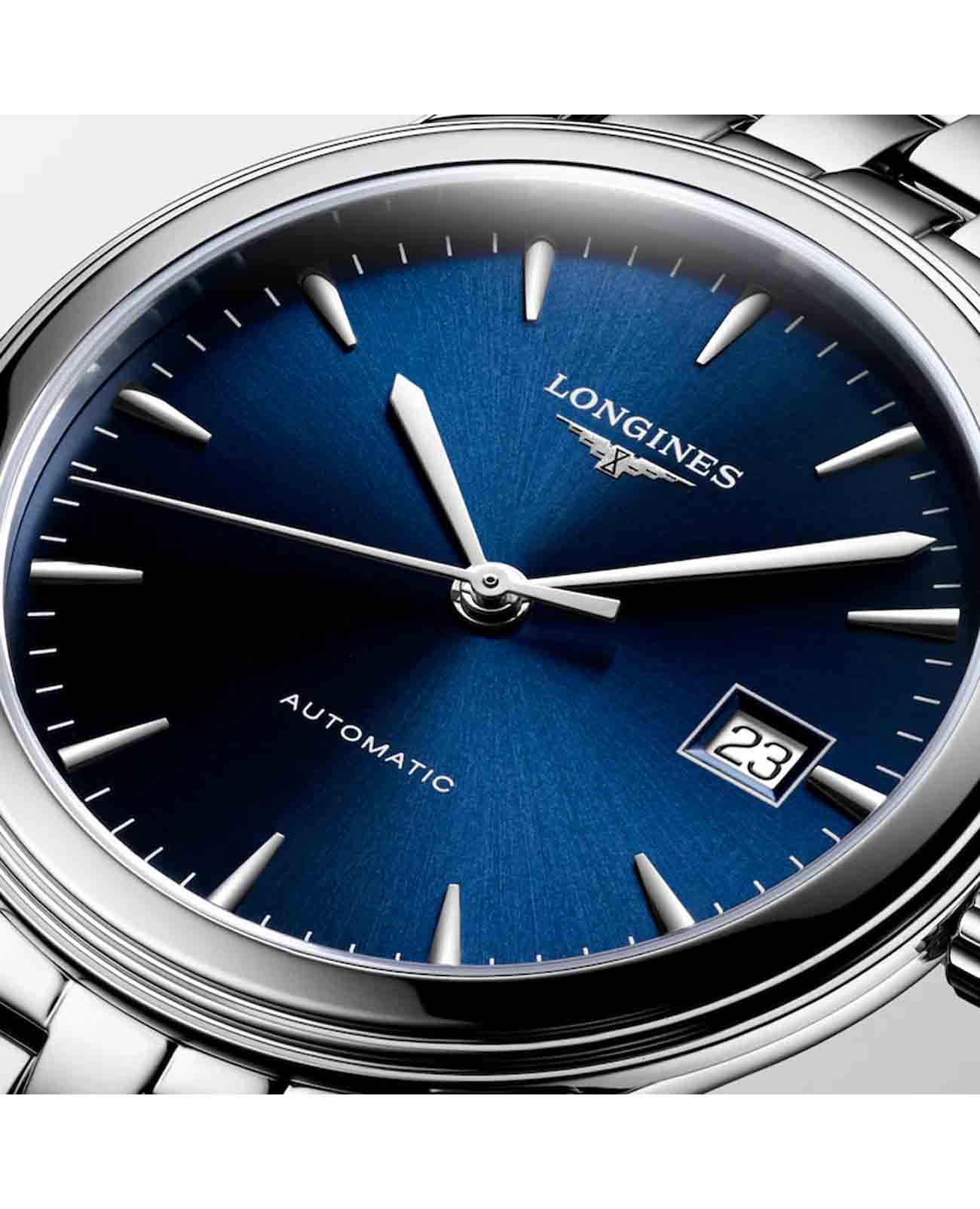 Longines Longines Flagship L4.974.4.92.6 женские часы синий циферблат на запястье