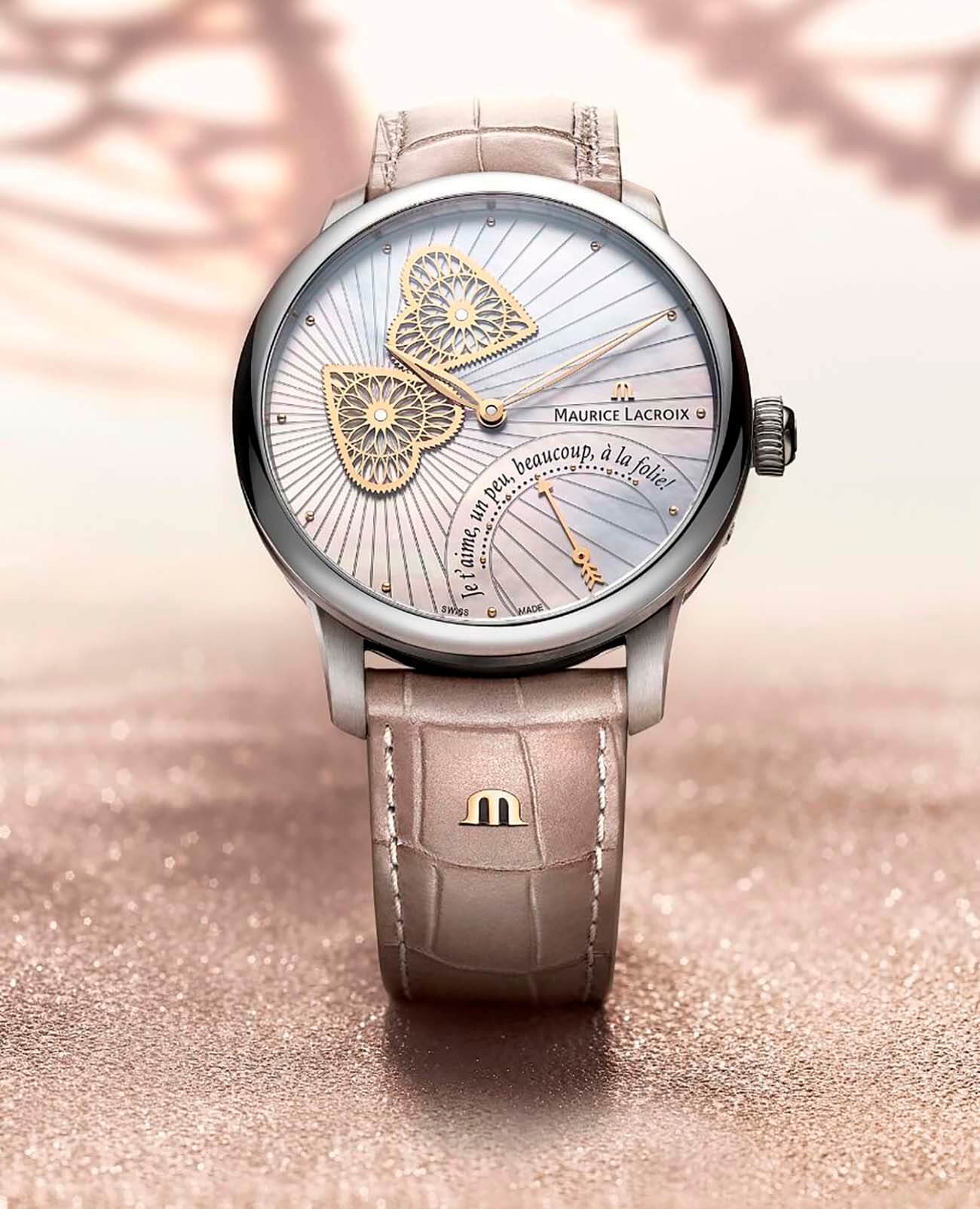 Maurice Lacroix Maurice Lacroix Masterpiece Embrace MP6068-SS001-160-1 , наручные женские часы фото под углом
