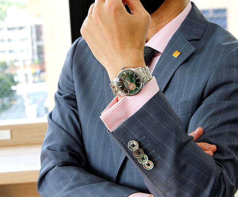 Seiko Seiko Presage SSA441J1 под костюм наручные часы, вид спереди