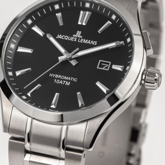 Jacques Lemans Jacques Lemans Classic 1-2130E, jl classic австрия мужские часы на браслете нержавеющая сталь боковой вид