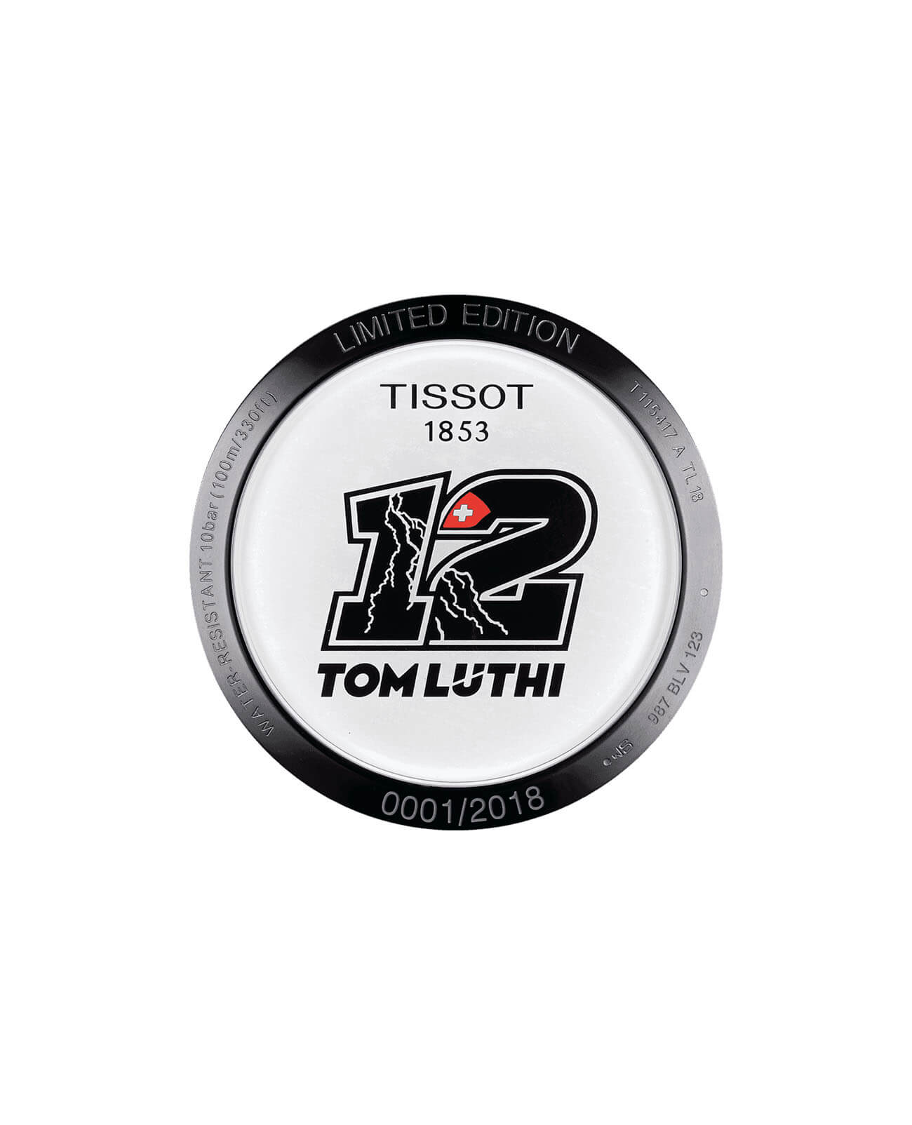 Tissot Tissot T-Race Thomas Luthi T115.417.37.061.02 T Race, наручные мужские часы фото под углом